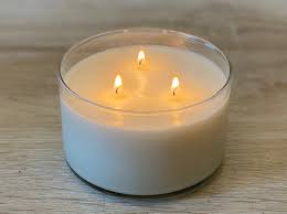3 wick candle bowl